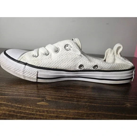 CONVERSE  All Star  Low Tops Women's Shoes Size 8 EU 39 White 547239C - Picture 3 of 11